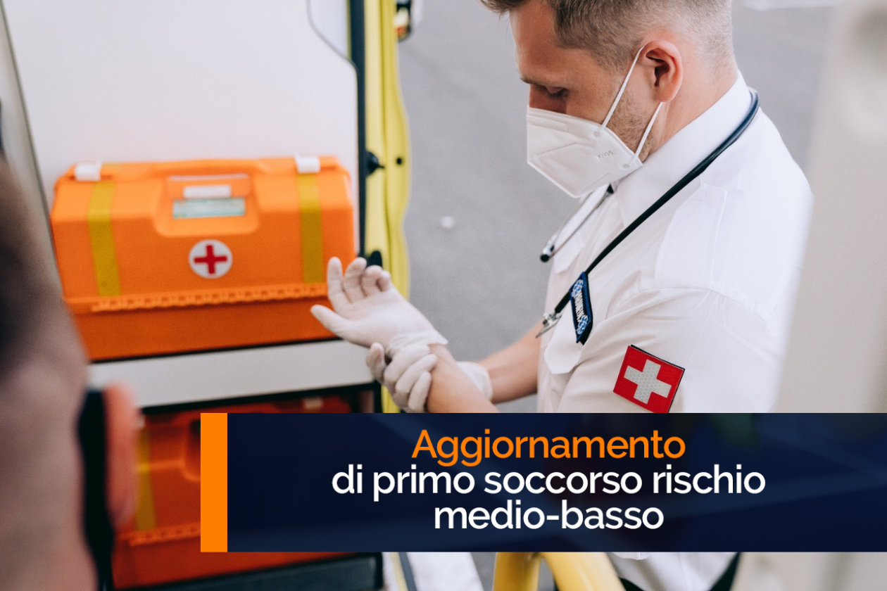 Aggiornamento di primo soccorso rischio medio basso - sede di Prato