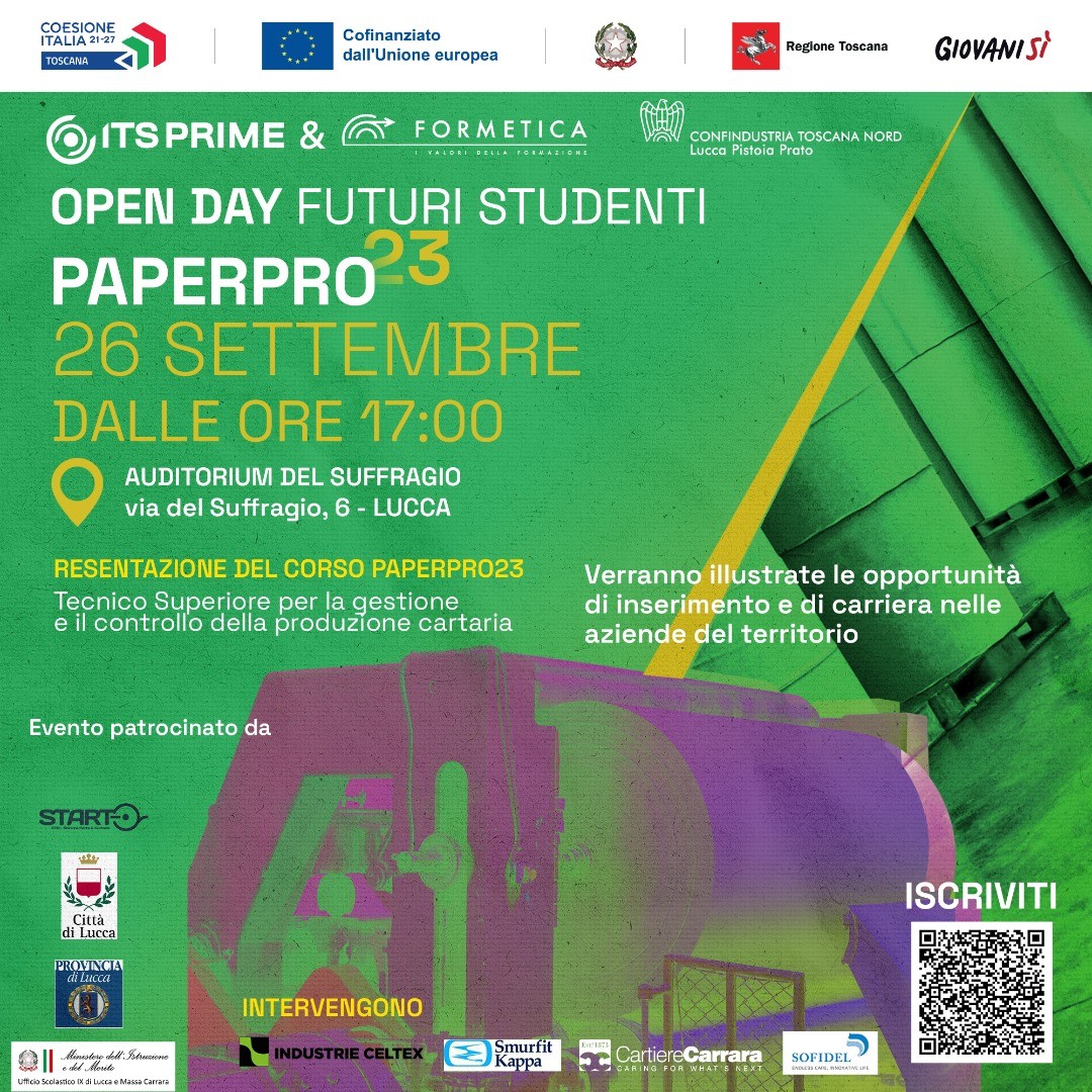 Open Day - Futuri Studenti PaperPro23